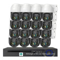 4MP to 8MP AI Smart POE PTZ CCTV Camera System with NVR Kit